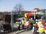 Vycházka na separační dvůr v obci